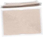 WOONEKY 2pcs Linen Armrest Covers for Sofa Non Slip Couch Protector and Easy to Clean for Homes with Pets and Fit for Armchairs and Sofas with Lace Trim