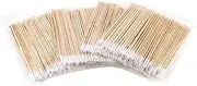 Pointed Tips with Makeup Remover Micro Cotton Swabs Pointed Cotton Tipped Wood Applicators Make Cotton Swab