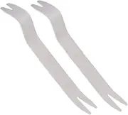 2pcs Stainless Steel Pry Board Trim Panel Trim Removal Tool Kit Automotive Tools Door Panel Removal Tool Kit Auto Tool Kit Trim Puller Trim Removal Kit