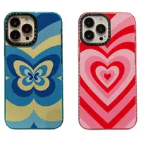 在飛比找蝦皮購物優惠-Hearts Butterfly  透明軟殼蘋果手機殼 iP