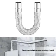 Stainless Steel Elbow Chimney Liner Bend Multi Flue Stove Pipe Stretching 50mm