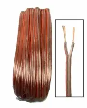 16 Gauge 20 Feet 2 Conductor Stranded Speaker Wire For Car or Home Audio 20ft