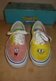 Vans Off the Wall Shoes - SpongeBob Best Buds - Women SZ 8 - Men 6.5