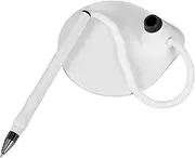 TEHAUX Sturdy Counter Pen Stand Plastic Cord for Office Bank Desk Writing Tools