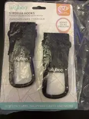 Lulyboo Stroller Hooks Premium Extra Strong Fits Strollers, Shopping Carts