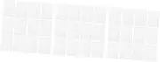 TEHAUX 3sets Blank PVC Cards for Thermal Printers White PVC Id Badge Sturdy Material DIY Message Cards Mini Blank 20pcs*3
