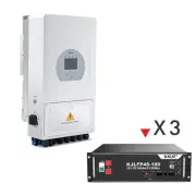 Deye VoltX 8KW Hybrid Solar Inverter 3x KIJO 51.2V 5120Wh Lithium Battery Module