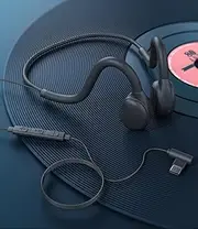 Wired Open Ear Headphones Earbuds USB C Over Ear Replacement for Samsung S25 Ultra S23 FE iPhone 16E 16 15 Sport Earphones Corded Headset with Mic Volume Control