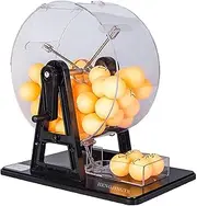 Manual Lottery Machine, Lottery Ball Machine, Bingo Game Set, Including Acrylic Bingo Cage And 50 Pcs Ball for Entertainment Venues, Shopping Malls And Supermarkets