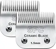 [Cosyonall] Dog Grooming Replacement Blade Compatible with Andis Clippers, Carbon Steel, Removable Ceramic, Sharp Edge, Also Compatible with Wahl/Oster Dog Clippers