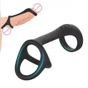 Reusable Penis Extender-Enlarger-Extension-Sleeve-Bigger-Girth-Enhancer for Male