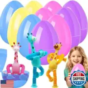 DHFJBLHS Telescopic Giraffe Easter Gifts for Kids, 4 Piece Prefilled Easter E