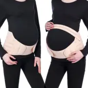 Fully Adjustable Maternity Back Support Belt Waist Back Abdominal Band - Large