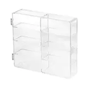Clear Acrylic Display Case for 1:64 Display Box 8 Squares Dustproof Showcase