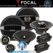 pkg FOCAL 6.5" R165S2 COMPONENT CROSSOVERS TWEETERS + R165C COAXIAL SPEAKERS NEW