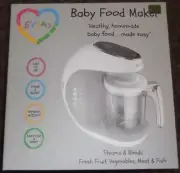 EVLAS BABY FOOD MAKER BLENDER PROCESSOR STEAMER GRINDER TOUCH SCREEN CONTROL