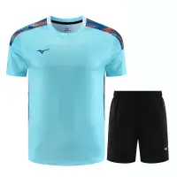 在飛比找蝦皮購物優惠-MIZUNO 2023新款美津濃乒乓球服套裝男女運動t恤65