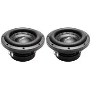 (2) NEW SKAR AUDIO VD-8 D2 8" 400W RMS DUAL 2 SHALLOW MOUNT SUBWOOFERS - PAIR