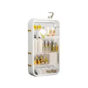 SOGA White Multi-Tier Cosmetic Storage Rack