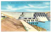 Postcard "Architect's Sketch of Boone Dam, Eastern Tennessee near Bluff City"
