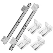 Guide Adjustable Keyboards Drawer Slide Wheel Bearing White Drawers Tray