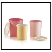 Tupperware Vintage Collection : Deco Canisters Set Of 3