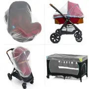 Baby Mosquito Net for Stroller Carrier & Bassinet – Elastic Drawstring for Sn...