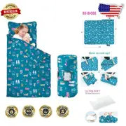 Machine Washable Nap Mat with Pillow & Blanket – Ultimate Toddler Comfort