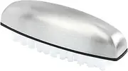 OATIPHO Ergonomic Handle Nail Brush for Men's Grooming Cleaning Brush Stainless Steel for Hand Washing