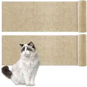 2 Pcs Trimmable Cat Scratch Mat,Cat Climbing Pad,Self-Adhesive Scratching Pad,DIY Cat Scratch Furniture Protector,for Furniture Protection,DIY