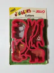Vintage NEW Jello Jigglers Safari Animal Cutters Unopened In Packaging