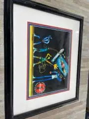 Larry Bird signed Coca-Cola Animation Art Artist 56 /200 Matted/Framed COA