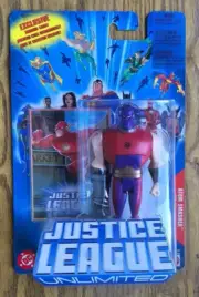 DC JUSTICE LEAGUE UNLIMITED ATOM SMASHER FIGURE - FREE DOMESTIC SHIPPING