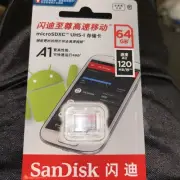 Sandisk Micro SD XC Card SanDisk A1 Class10 UHS-I 64Gb 100MB/667X NEW