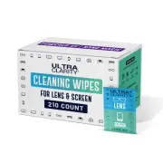 Powered by Nano Magic Lens Wipes for Eyeglasses, Screen Cleaning Wipes 210 Pa...