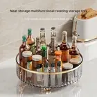 Storage Shelf Bedroom Solution 360-degree Rotating Spice Rack Cosmetic Organizer