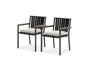 Sorrento Stackable Outdoor Dining Armchair Set