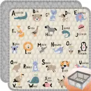 Baby Play Mat 50" X 50", Thickened Soft, Waterproof and Non-Slip Crawling Flo...