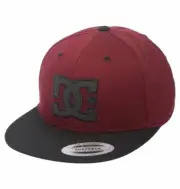 New DC SHOES Skate Apparel Burgundy & Black Snapback Adjustable VC Birde Hat