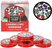 Mason Jar Lids Decorative Canning Caps Fit Regular Mouth Mason Jars Fruit Design