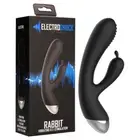 ElectroShock - E-Stim Rabbit Vibrator Black (ELC001BLK)