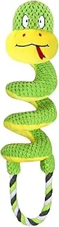 Squeaky Dog Toys, Interactive Tug of War Puppy Toys, Crinkle Plush Pet Supplies Interactive Teething Stuffed Animal for Small Doggy, Indoor & Outdoor