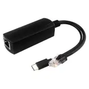 USB Type C Active PoE Splitter 5V Power Over Ethernet for Raspberry Pi 4 4B C