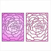 [XMZZMX] Rose Background Board Metal Cutting Dies for Card Making, Paper Embossing Die-Cuts Kit Storage Pockets Supplies, Scrapbooking Stencils
