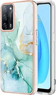 [SIYOPINPFY] Marble Pattern Case for Oppo A16S / Oppo A16 Case with Camera Protection, Soft Thin Silicone TPU Shockproof Protective Case Anti-Scratch Bumper Mobile Phone Case for Oppo A16S / Oppo A54S