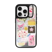 iPhone 16 Pro Mirror Ring Stand Case MagSafe Compatible You Are Stars Collage