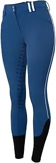 [HORZE] Rylee Womens High Waist Full Seat Breeches with Silicone Piping