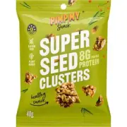 Pimp My Snack Super Seeds Clusters 40g (Pack of 12)