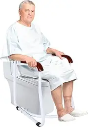 Free Standing Support Toilet Safety Frame Toilet Safety Frame Rail Surround Mobility Aid Toilet Handrail Support Aids Bathroom Handrail Grab Bar for Disabled Elderly Pregnant