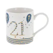 Gibson Gifts Rush Birthday Men 21st Mug R Drinking Water/Juice Cup w/ Handle